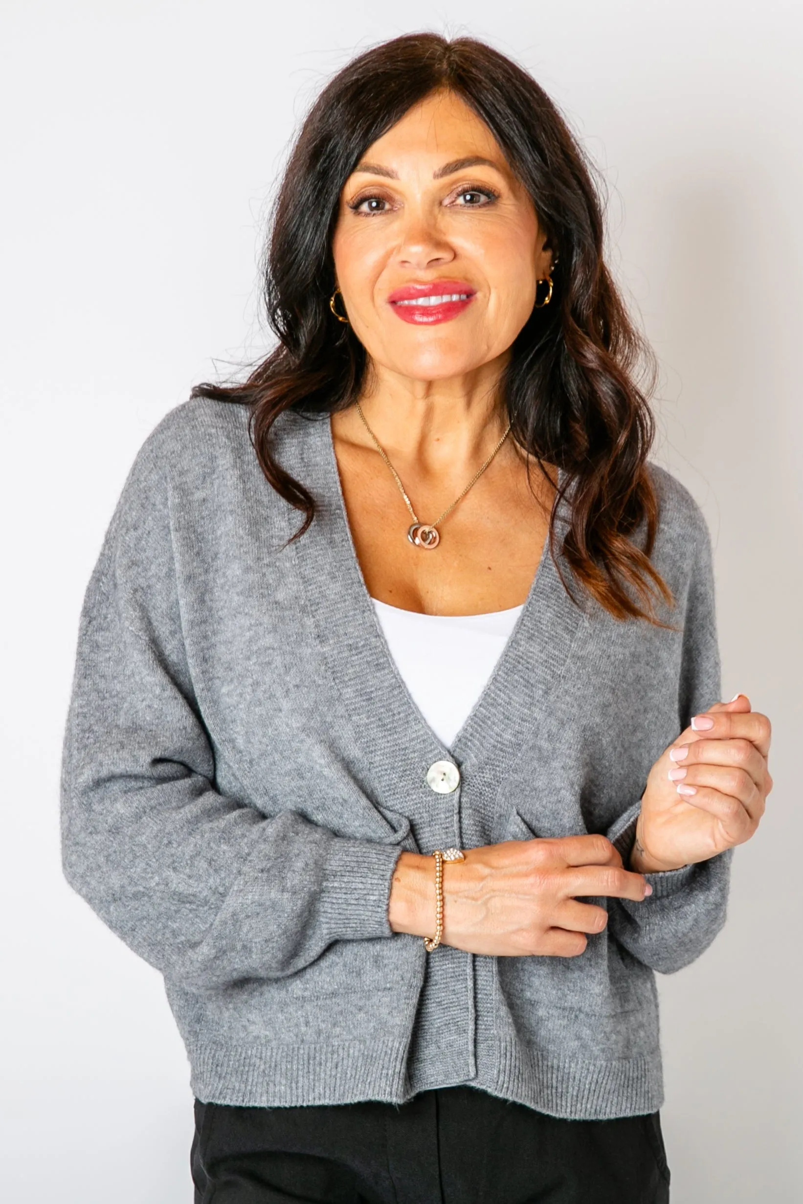 Pearl Button Cardigan