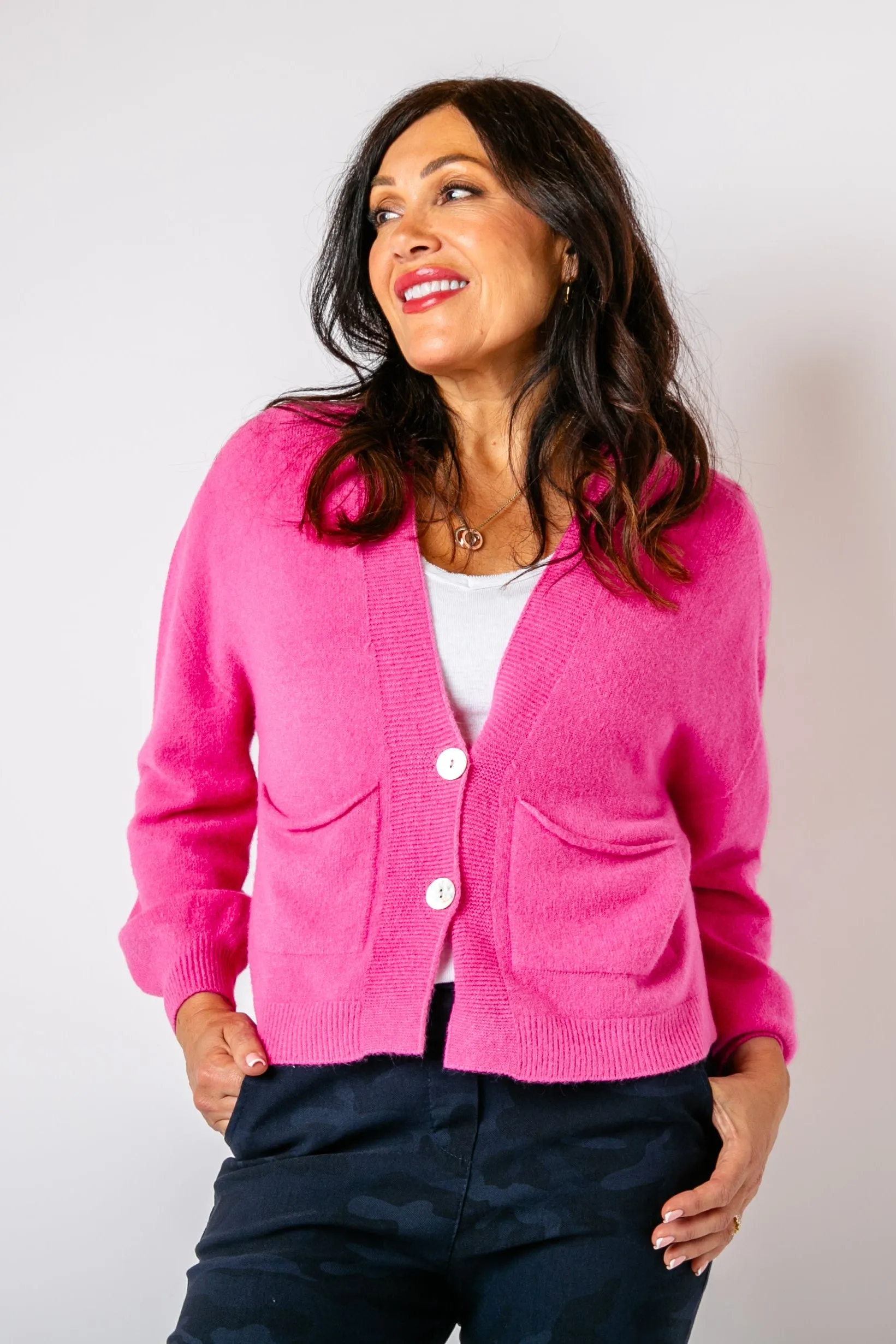 Pearl Button Cardigan
