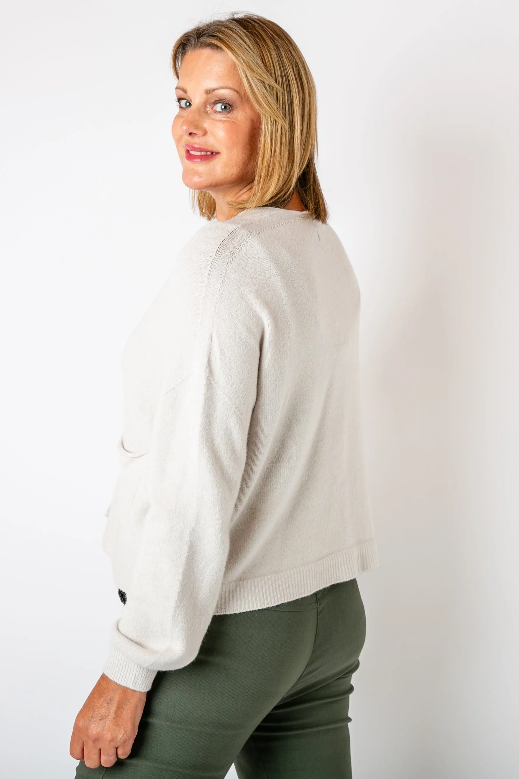 Pearl Button Cardigan