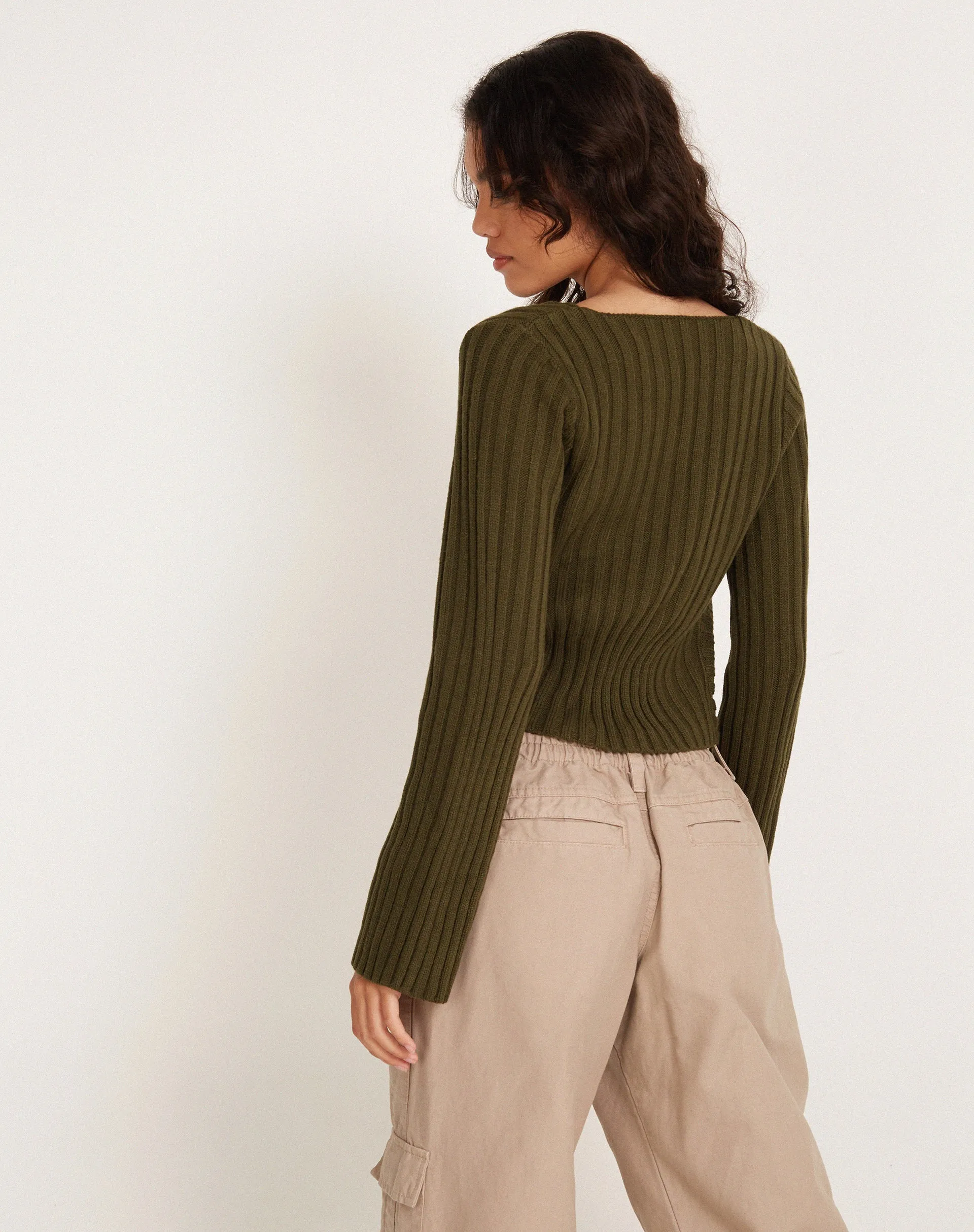 Penelope Cardi in Deep Olive