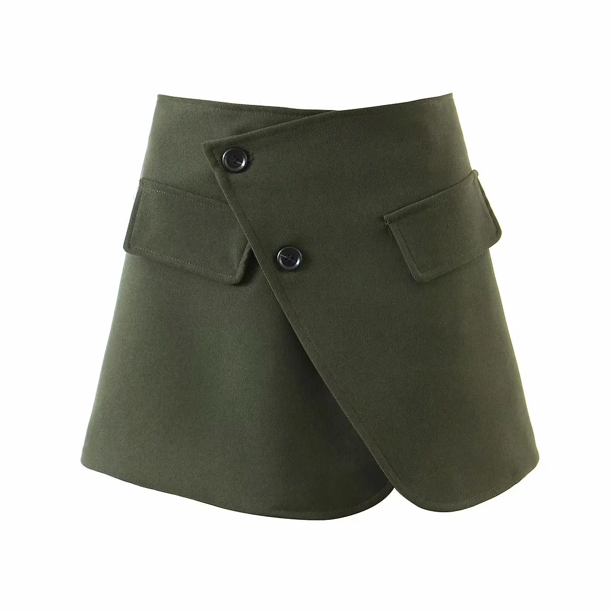 Pile Collar Lapel Blazer Skirt Two-piece Set