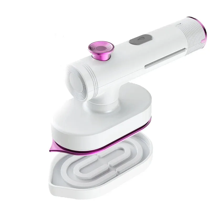 Portable Mini Steam Iron for Clothes - Foldable Handheld Electric Ironer