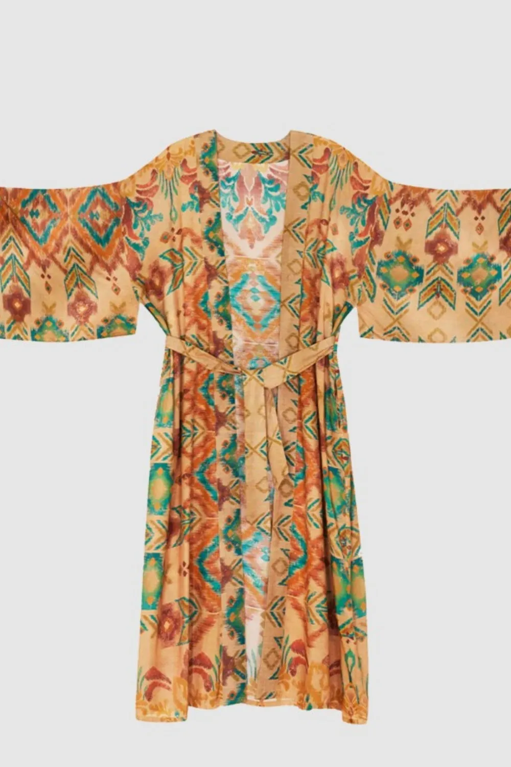 POWDER KIMONO CREAM IKAT