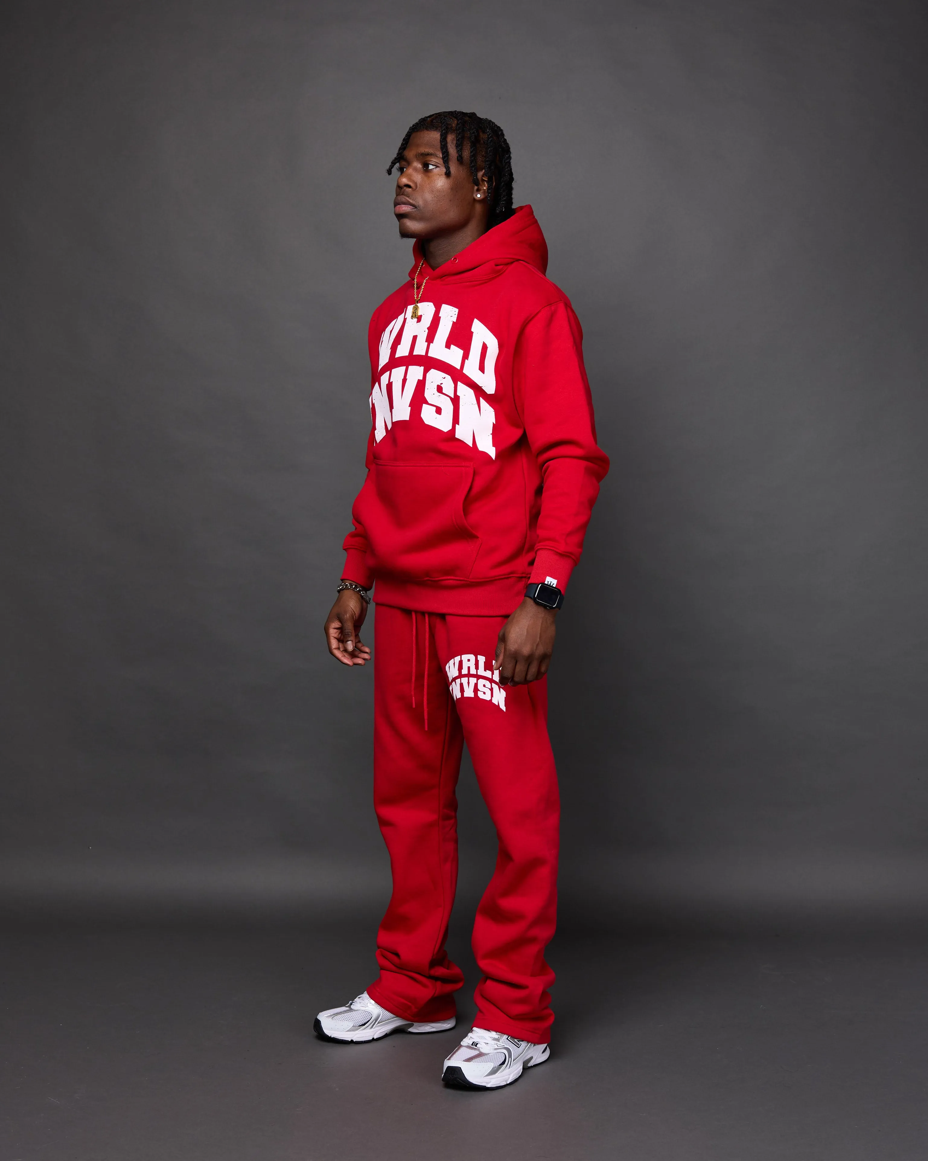 "Member" Flare Stacked Set (Red)