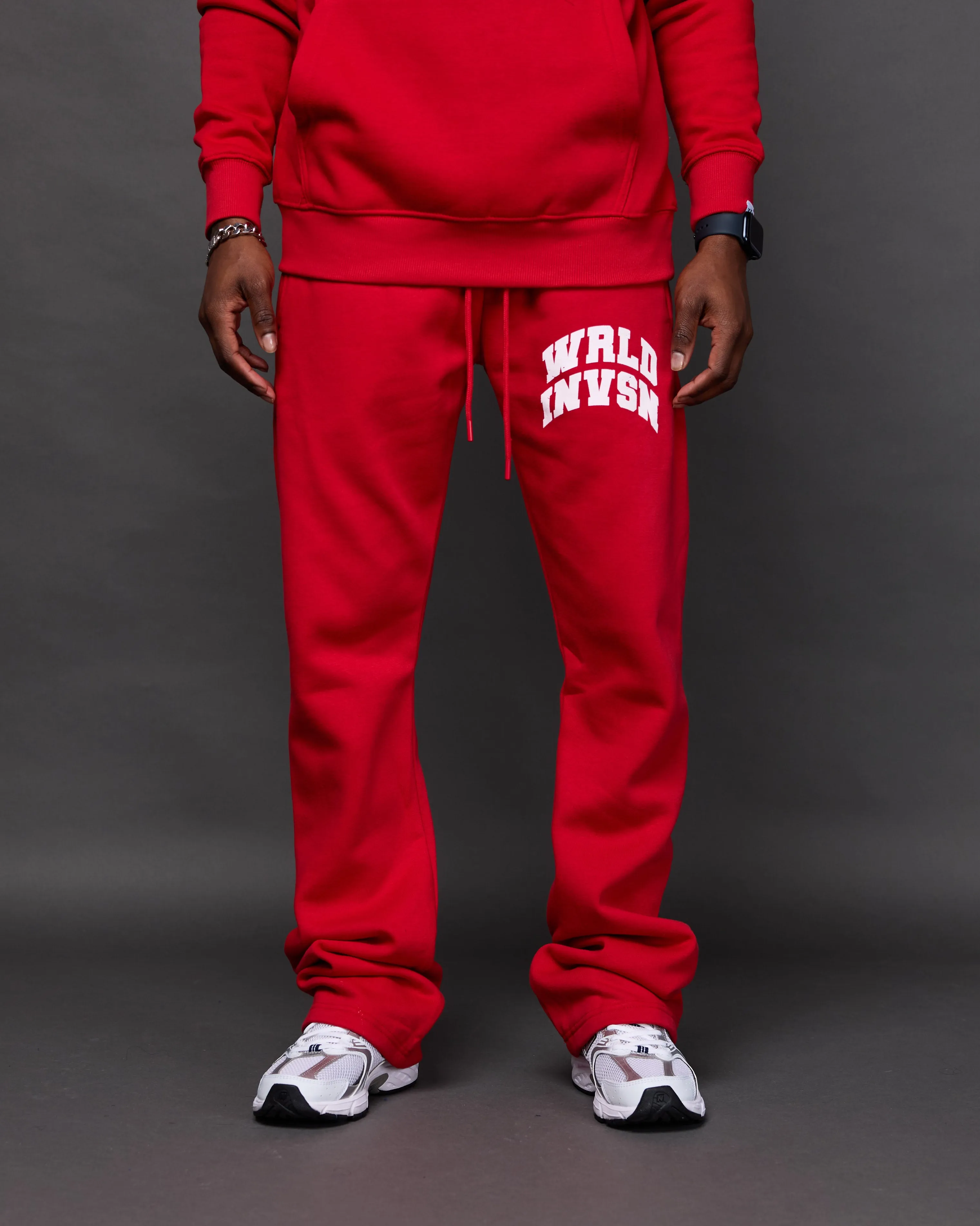 "Member" Flare Stacked Set (Red)