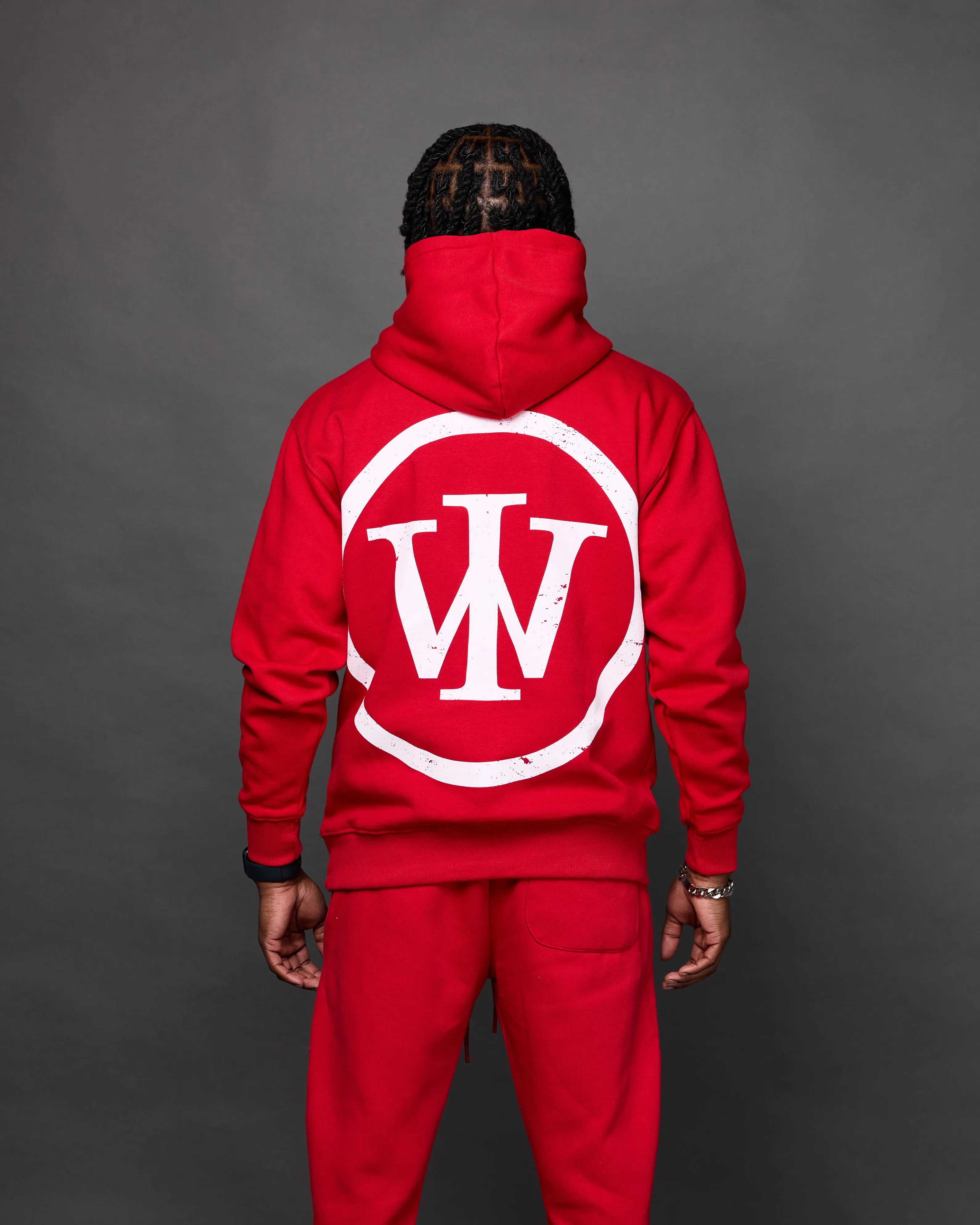 "Member" Flare Stacked Set (Red)