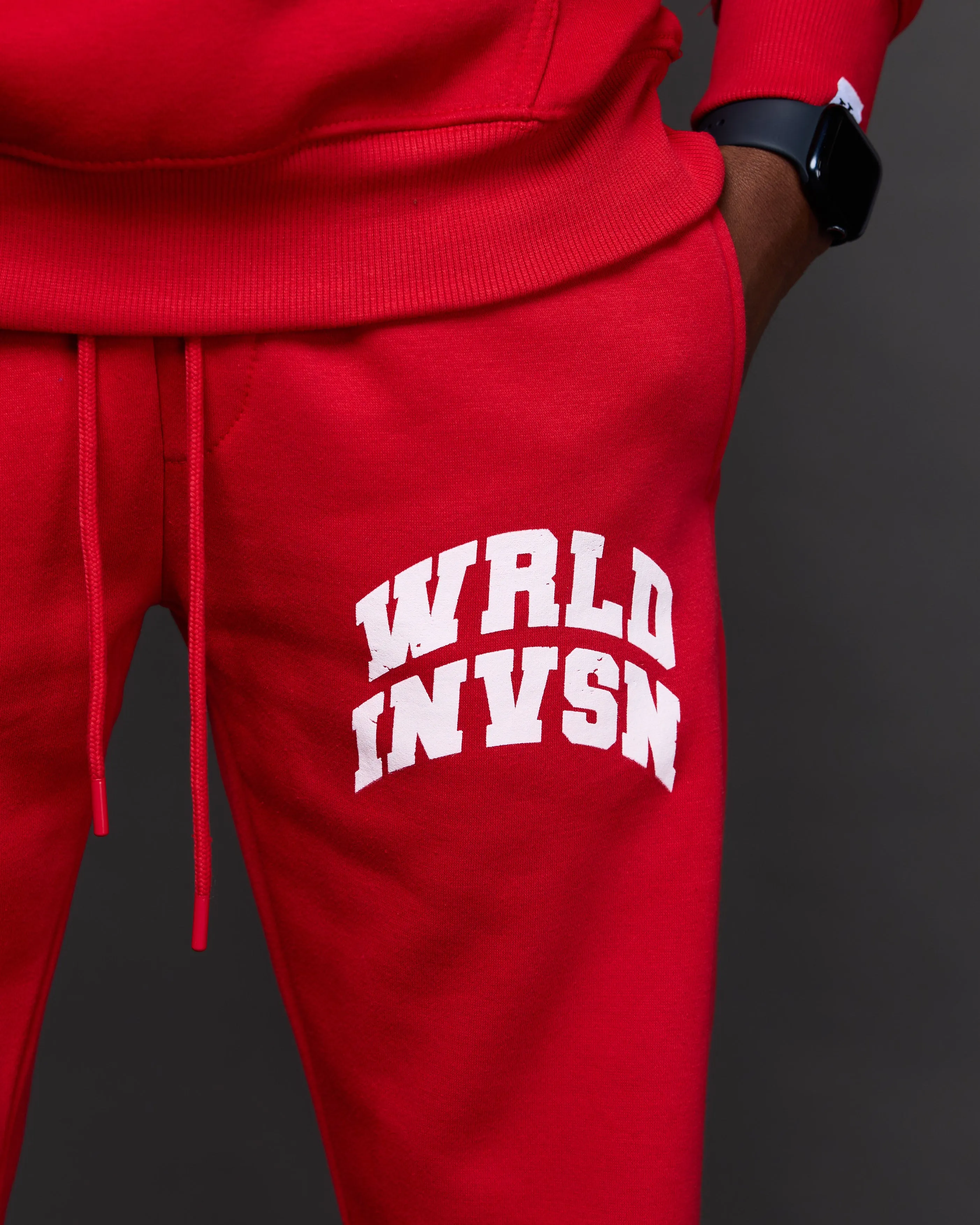 "Member" Flare Stacked Set (Red)