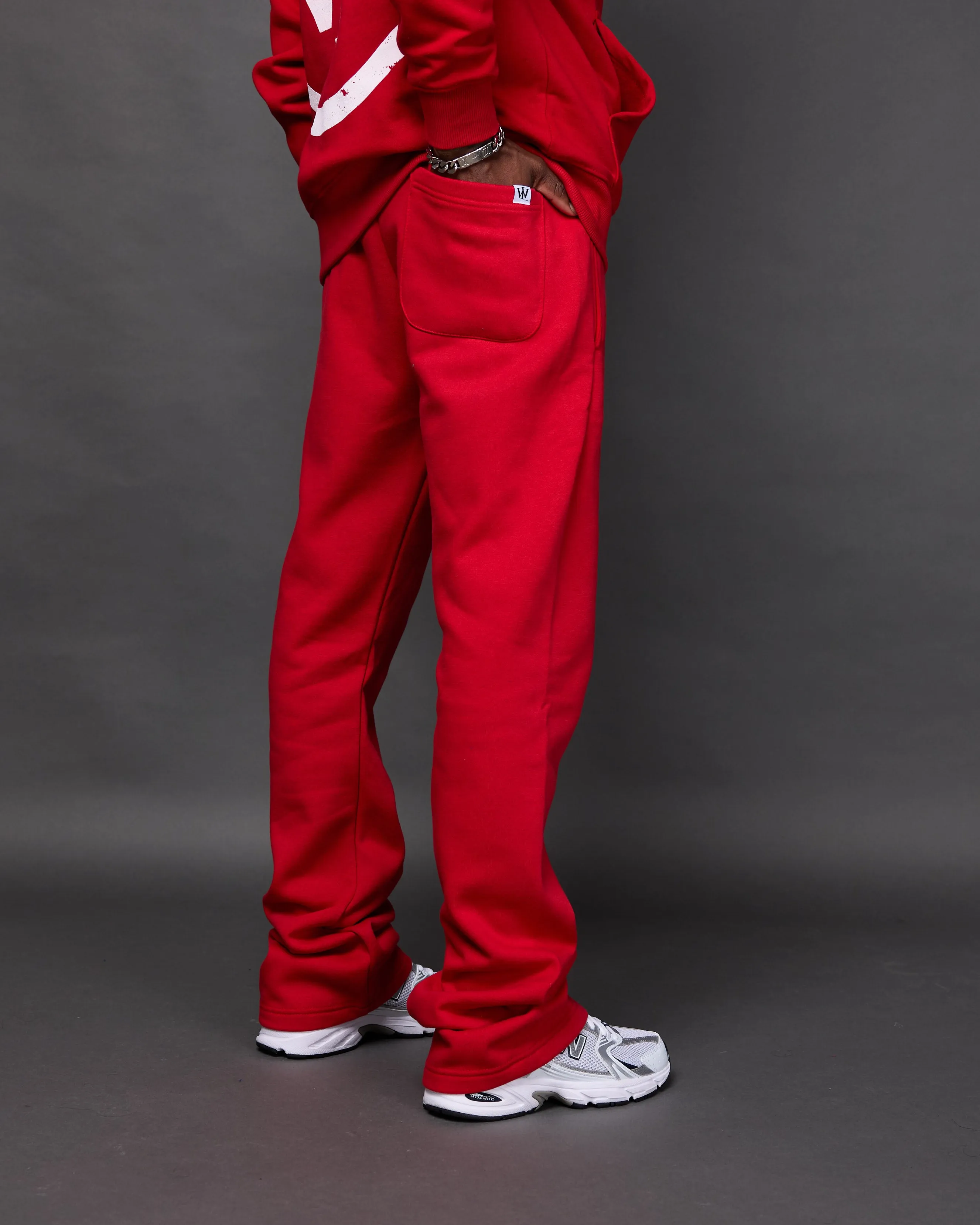 "Member" Flare Stacked Set (Red)