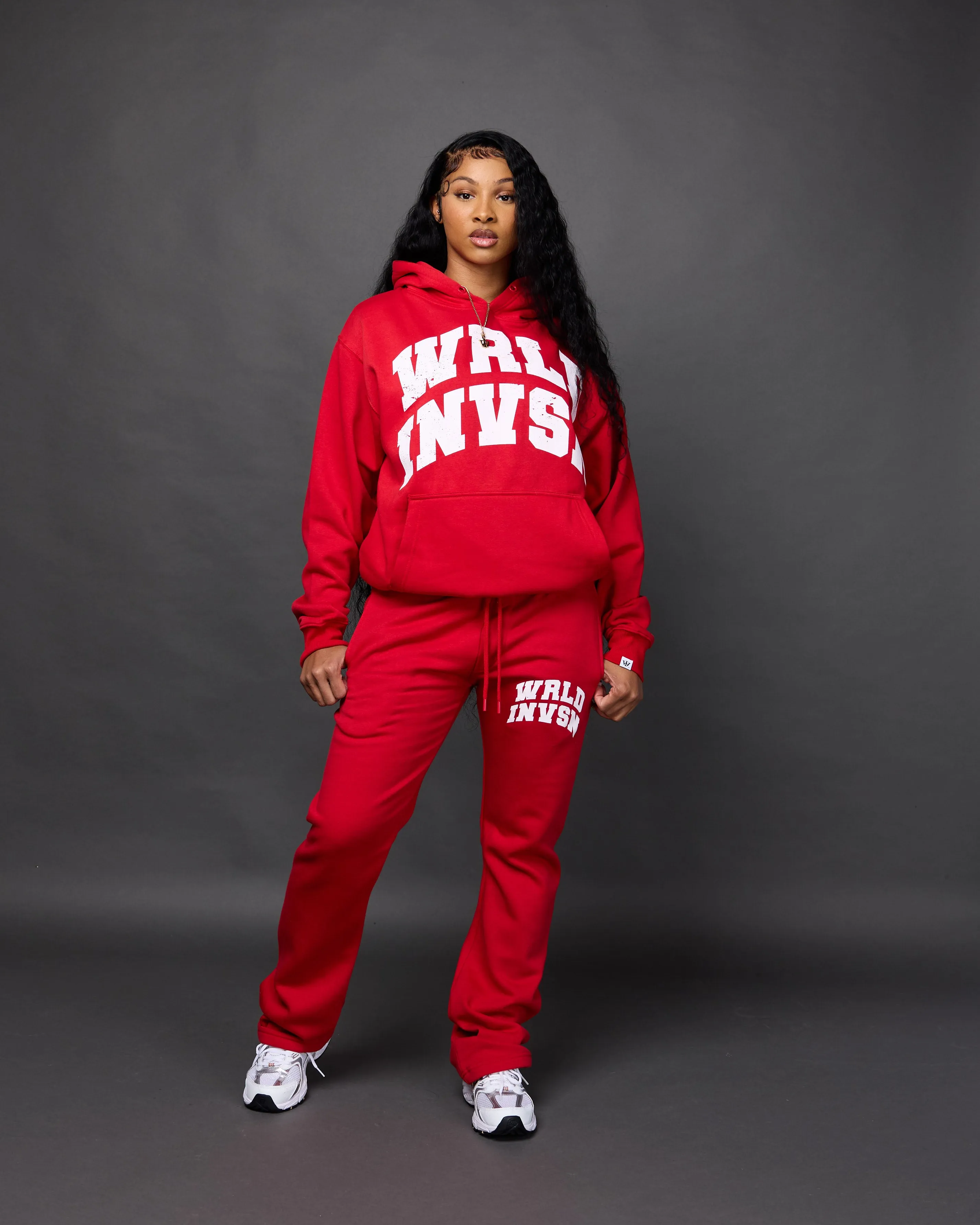 "Member" Flare Stacked Set (Red)