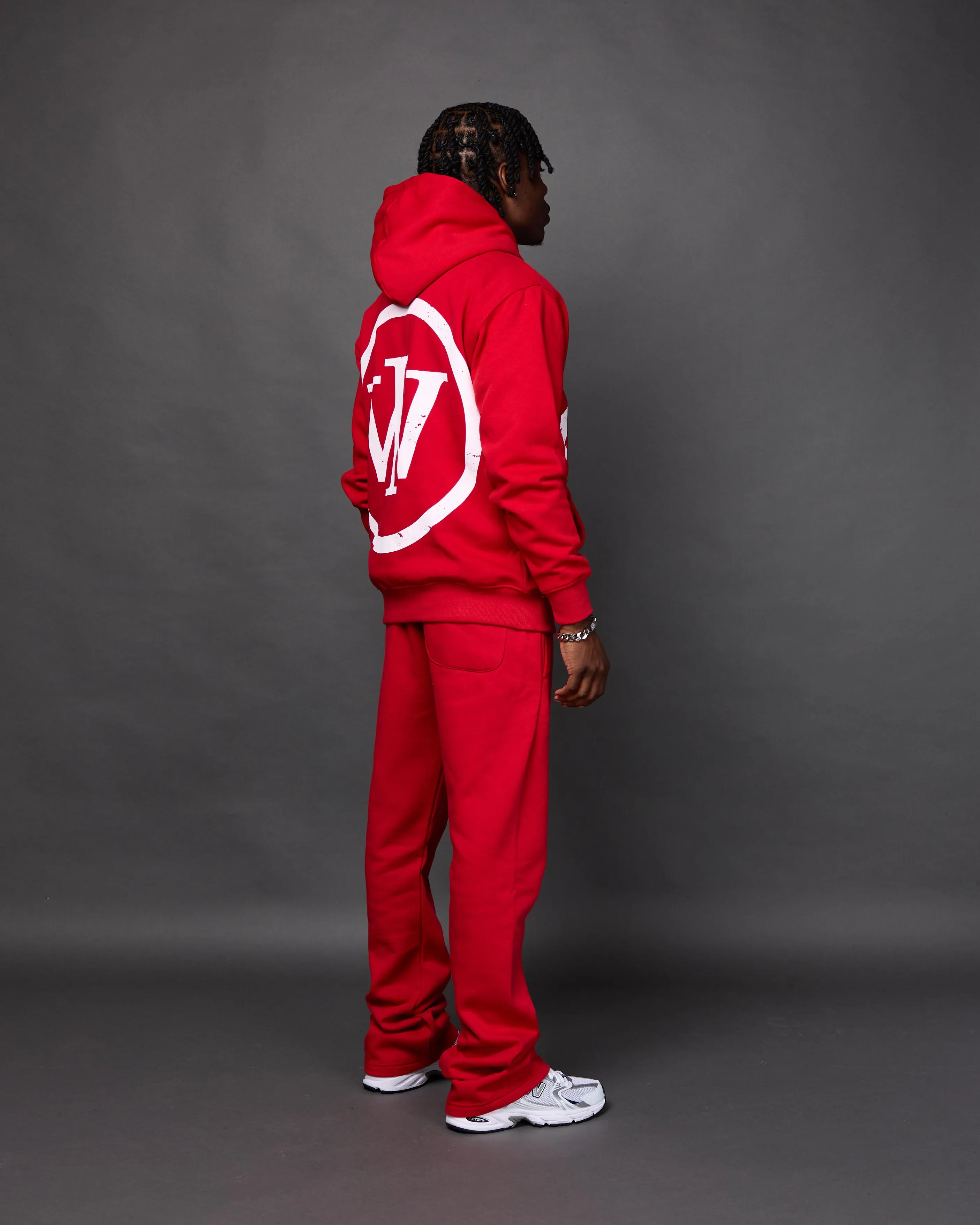 "Member" Flare Stacked Set (Red)