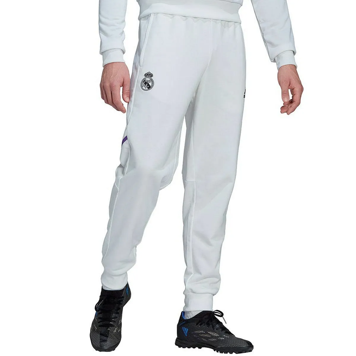 Real Madrid black/white training sweat Soccer tracksuit 2022/23 - Adidas