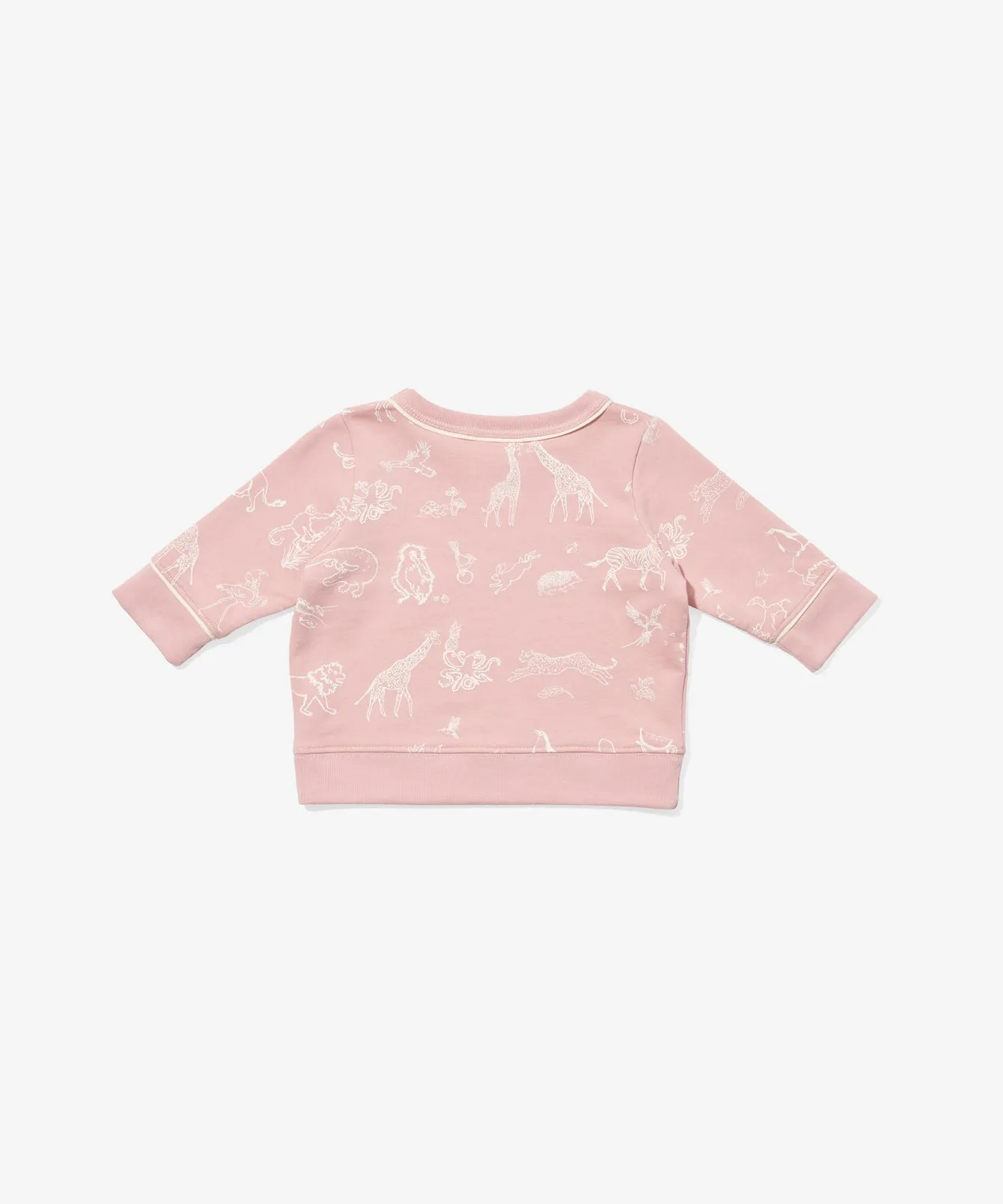 Remy Baby Sweatshirt, Rose Animal Parade