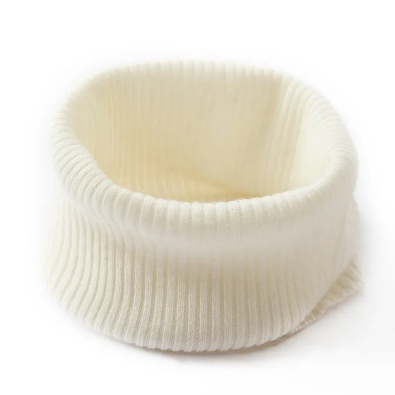 Ribbed Pure Cashmere Cowl Neck Gaiter Fall Winter Cashmere Neck Scarf