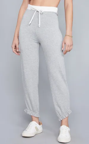 Ruffle Tie Jogger
