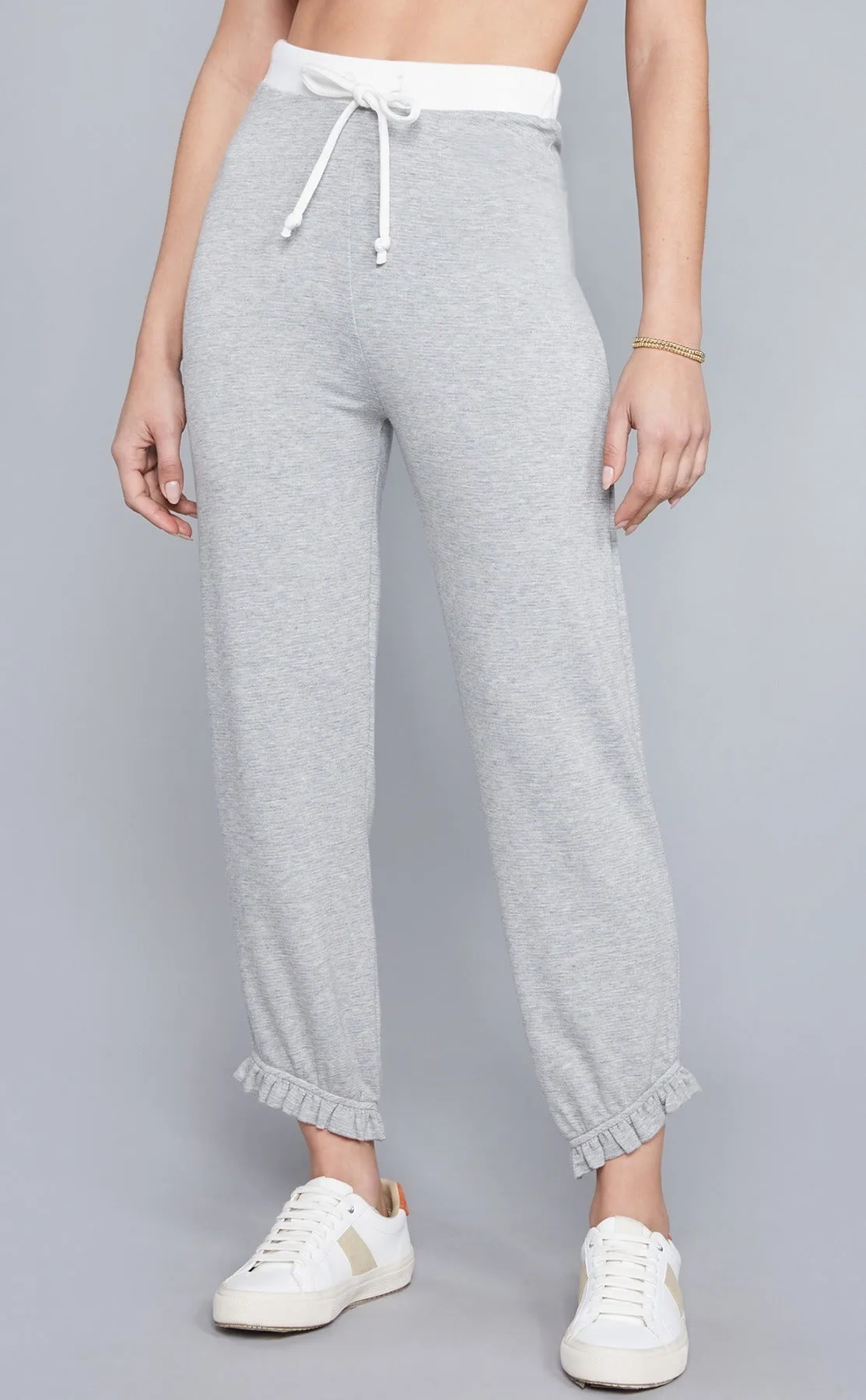 Ruffle Tie Jogger