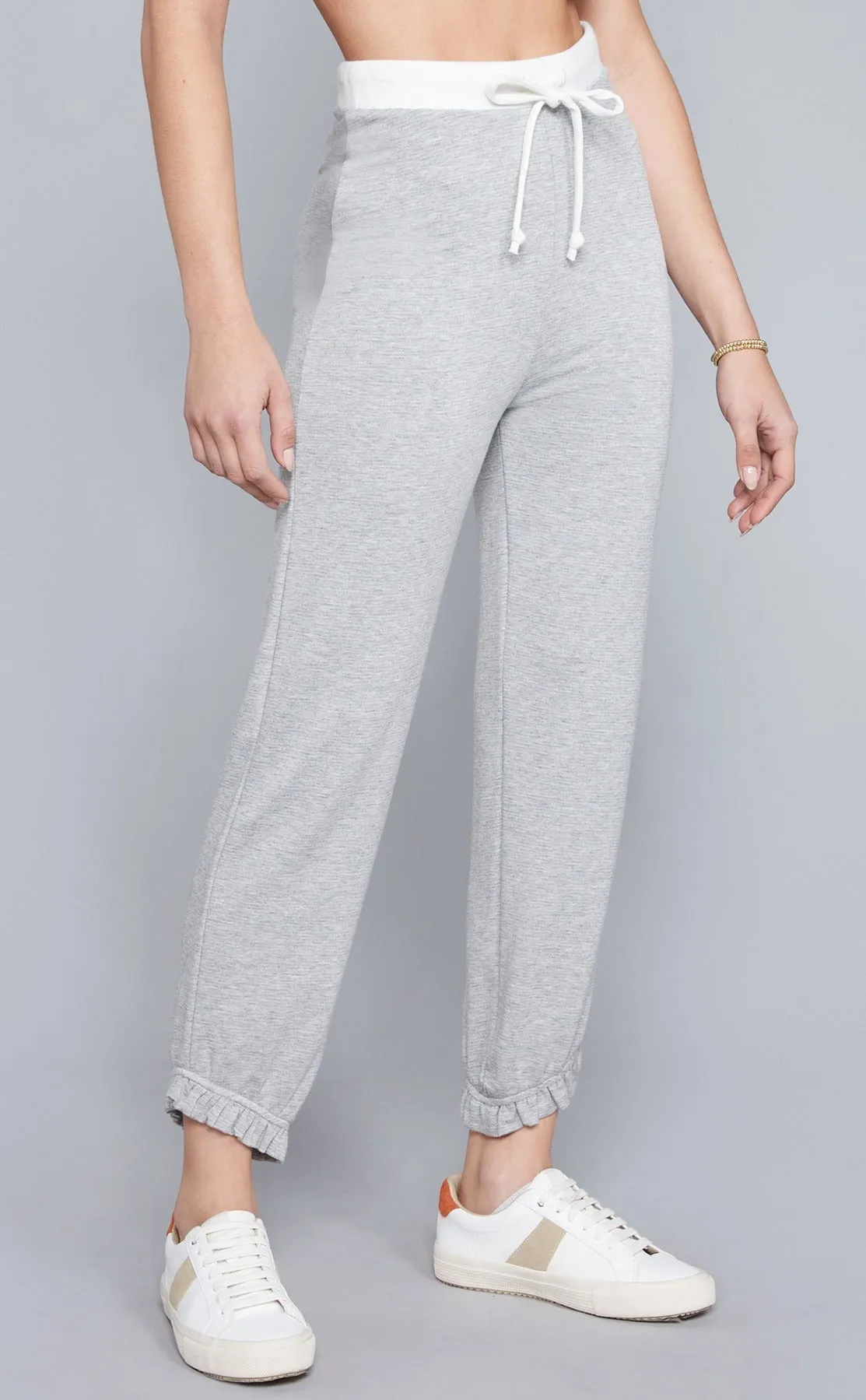 Ruffle Tie Jogger