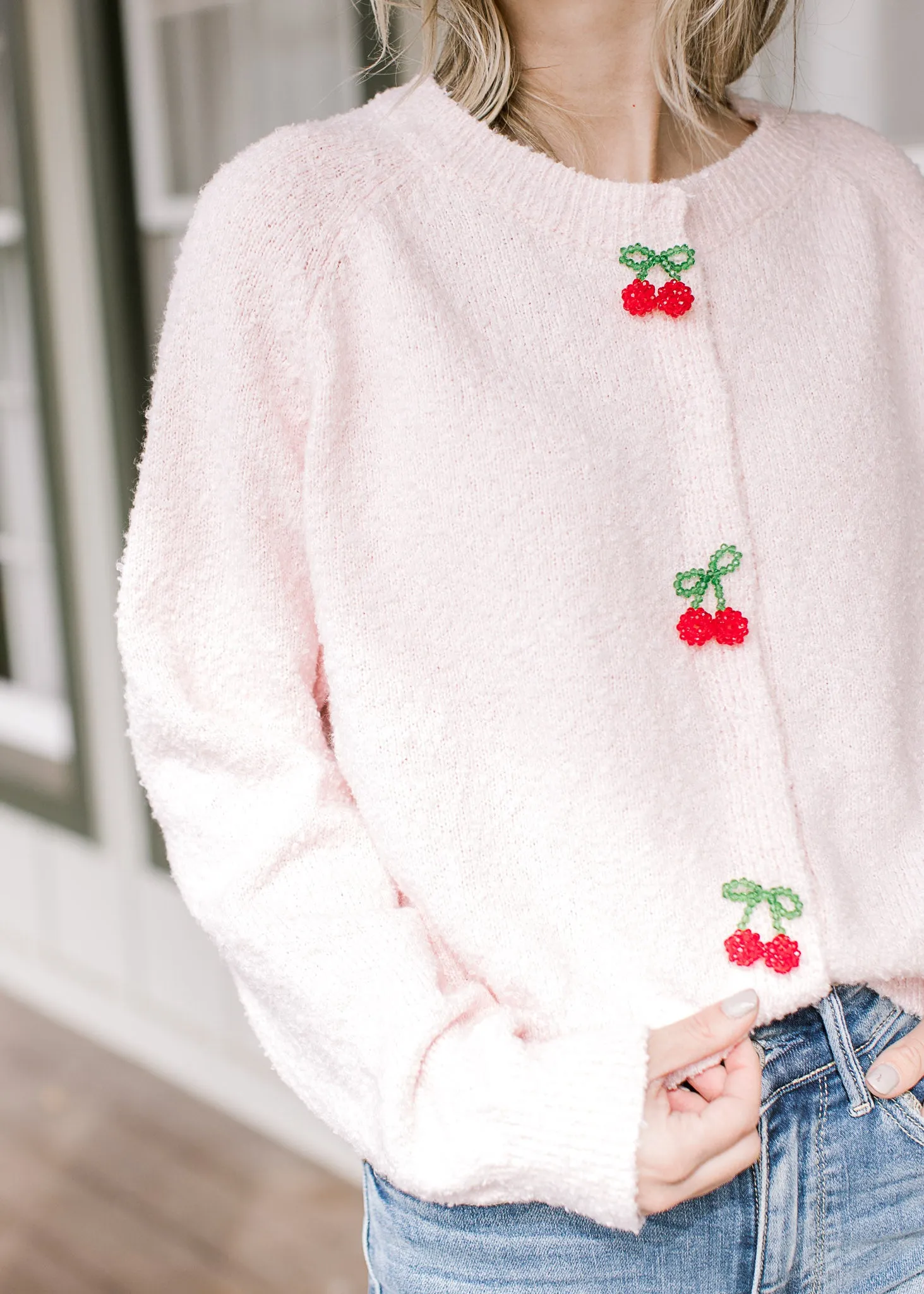 Shes Cherry Cute Sweater