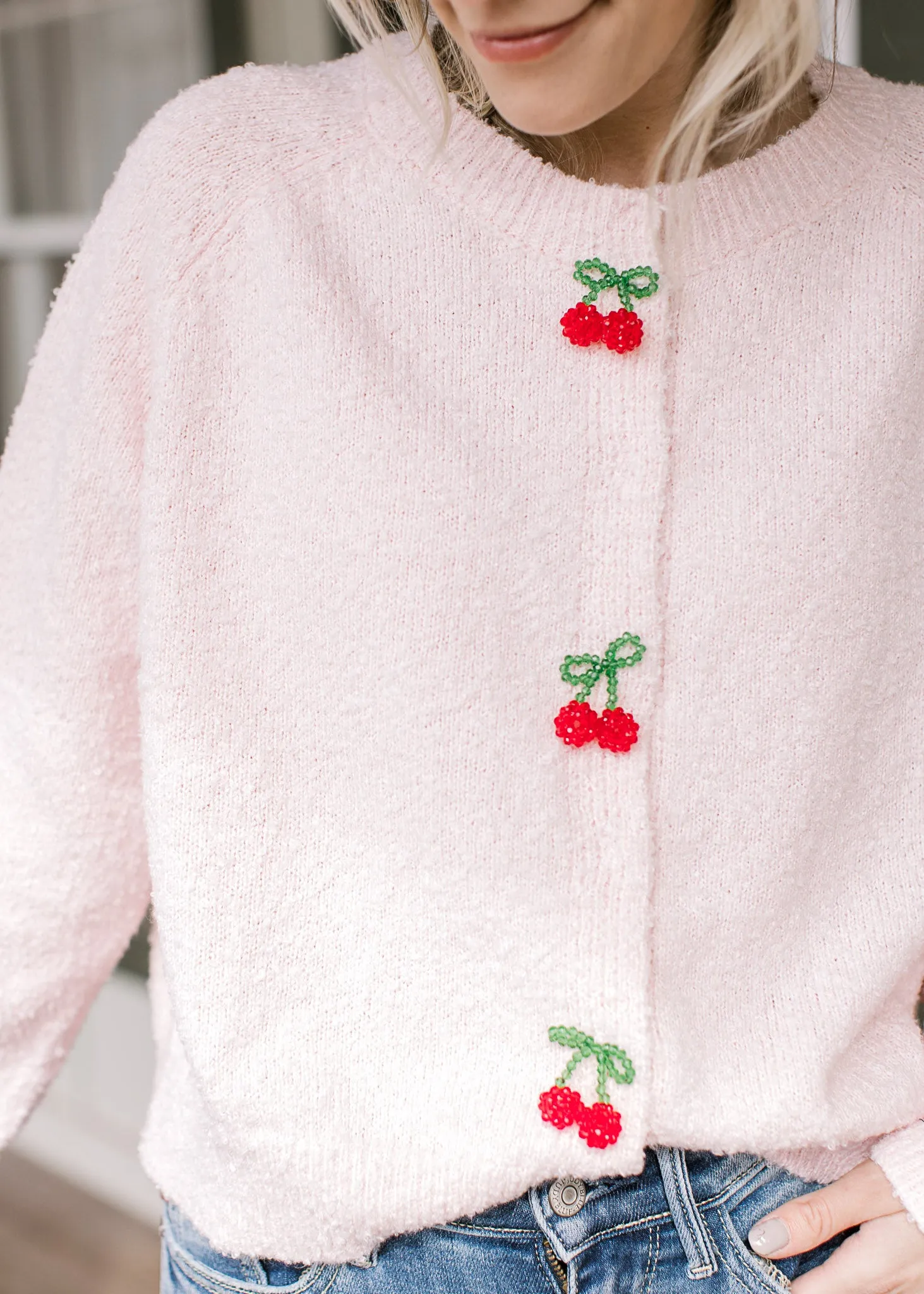 Shes Cherry Cute Sweater