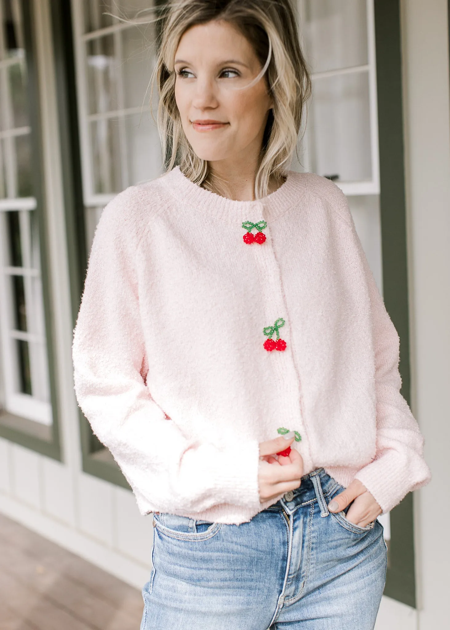 Shes Cherry Cute Sweater