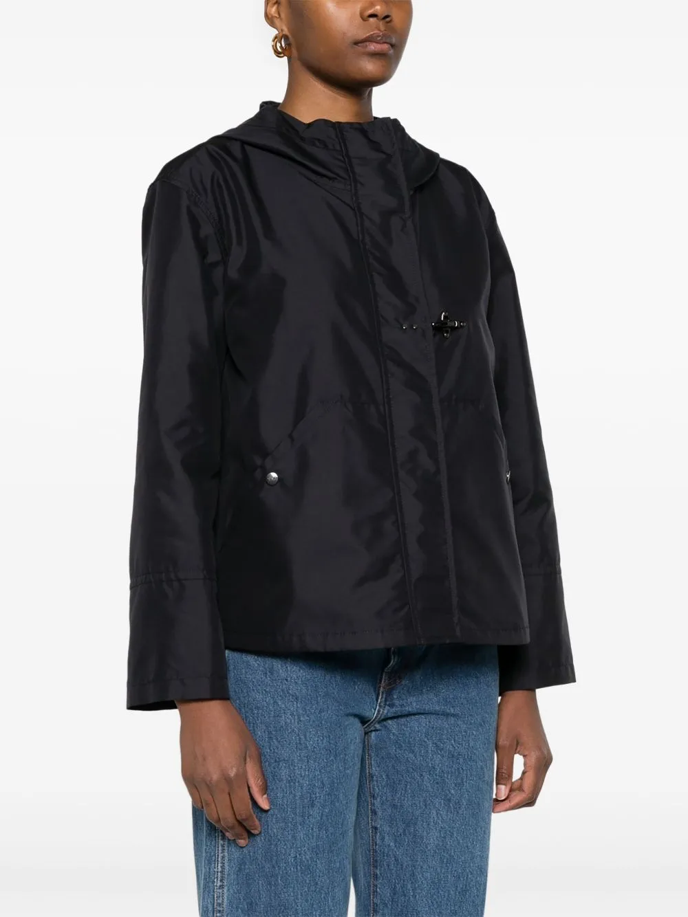 Short parka coat