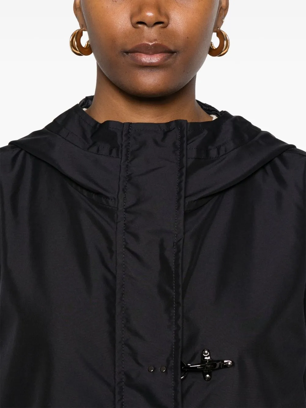 Short parka coat