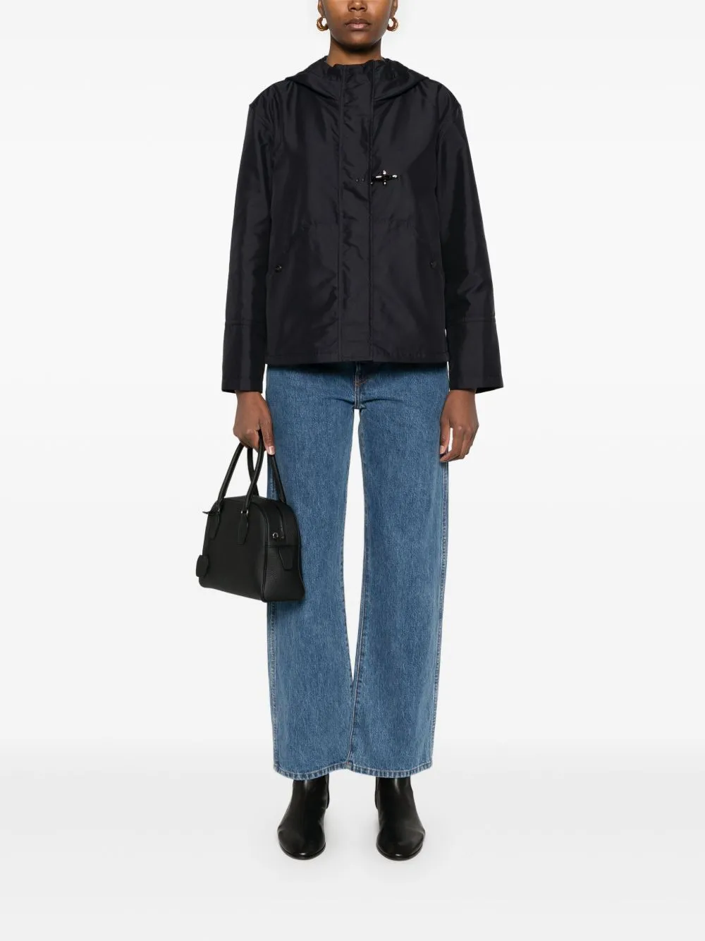 Short parka coat