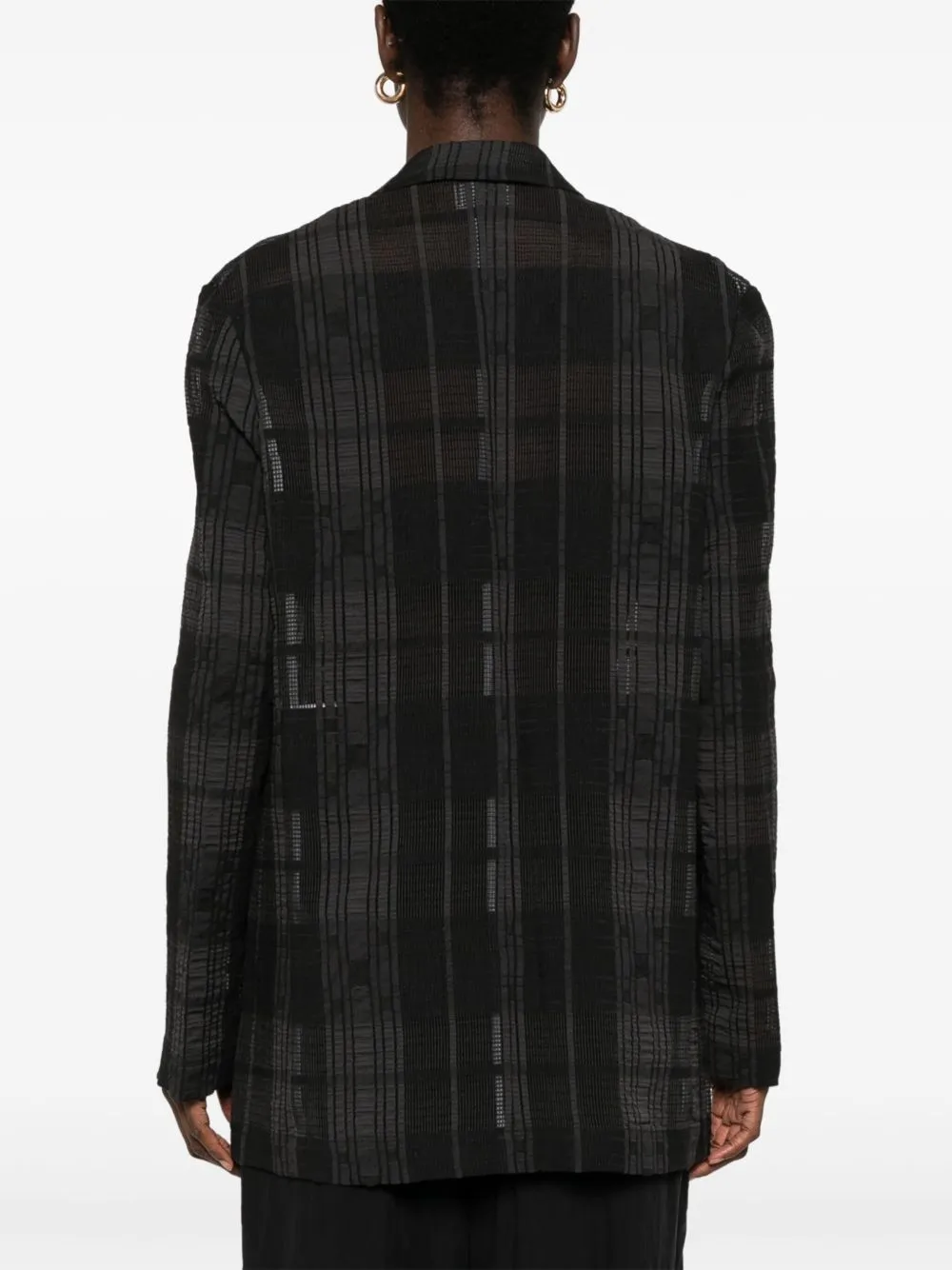 Single-breasted blazer jacket