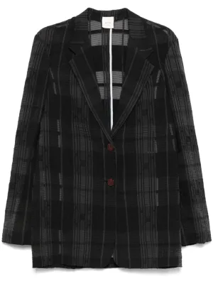 Single-breasted blazer jacket