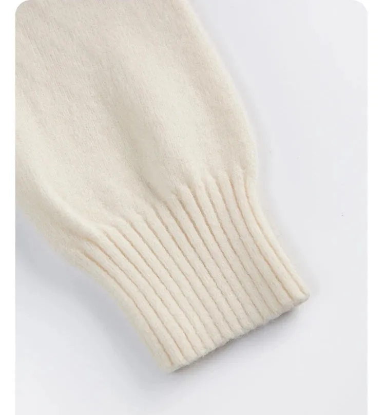 Skew Button Cashmere Sweater