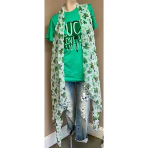 Sleeveless St. Patrick Kimono