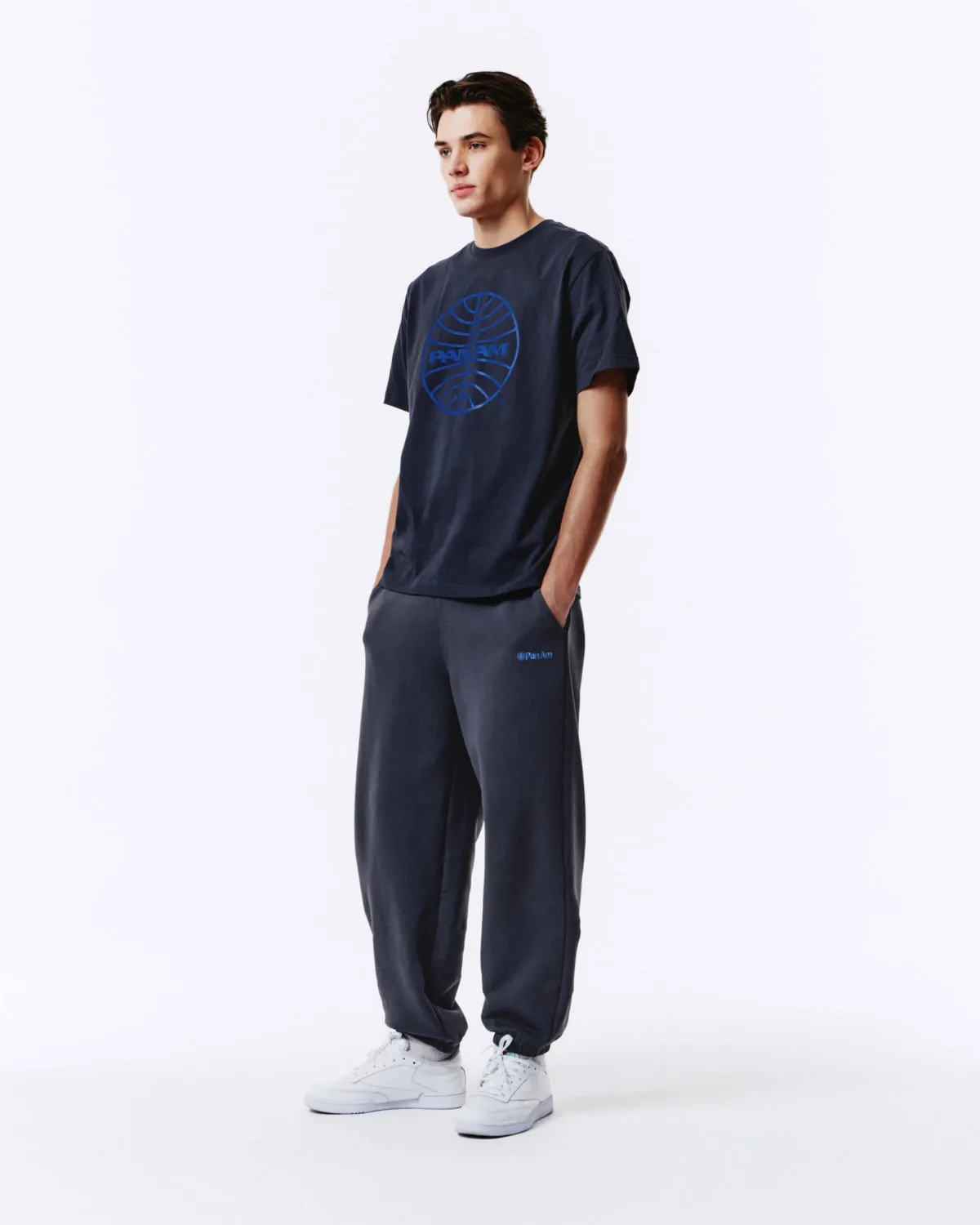 SMALL LETTER SWEAT JOGGER_CHARCOAL