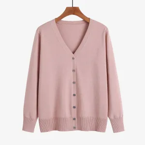 Solid Cardigan for Any Season