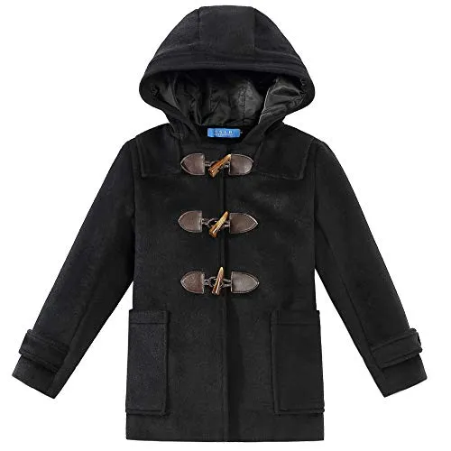 SSLR Boys' Thermal Wool Coat