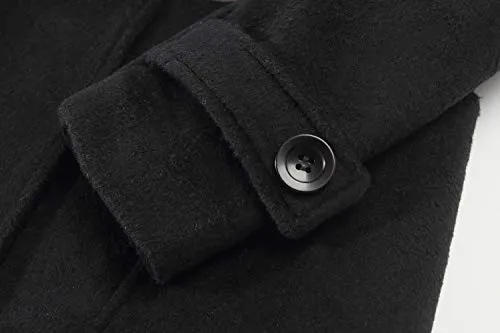 SSLR Boys' Thermal Wool Coat