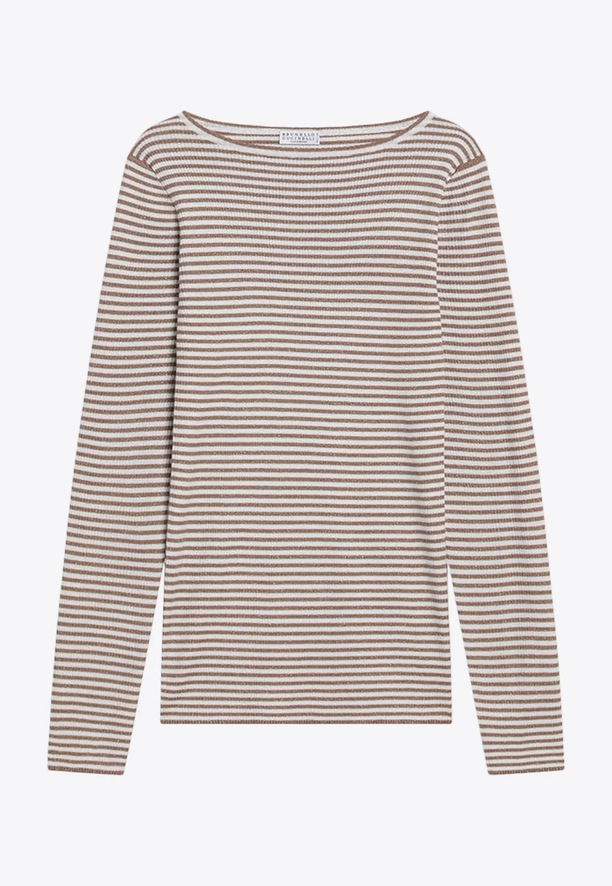 Striped Cashmere-Blend Sweater