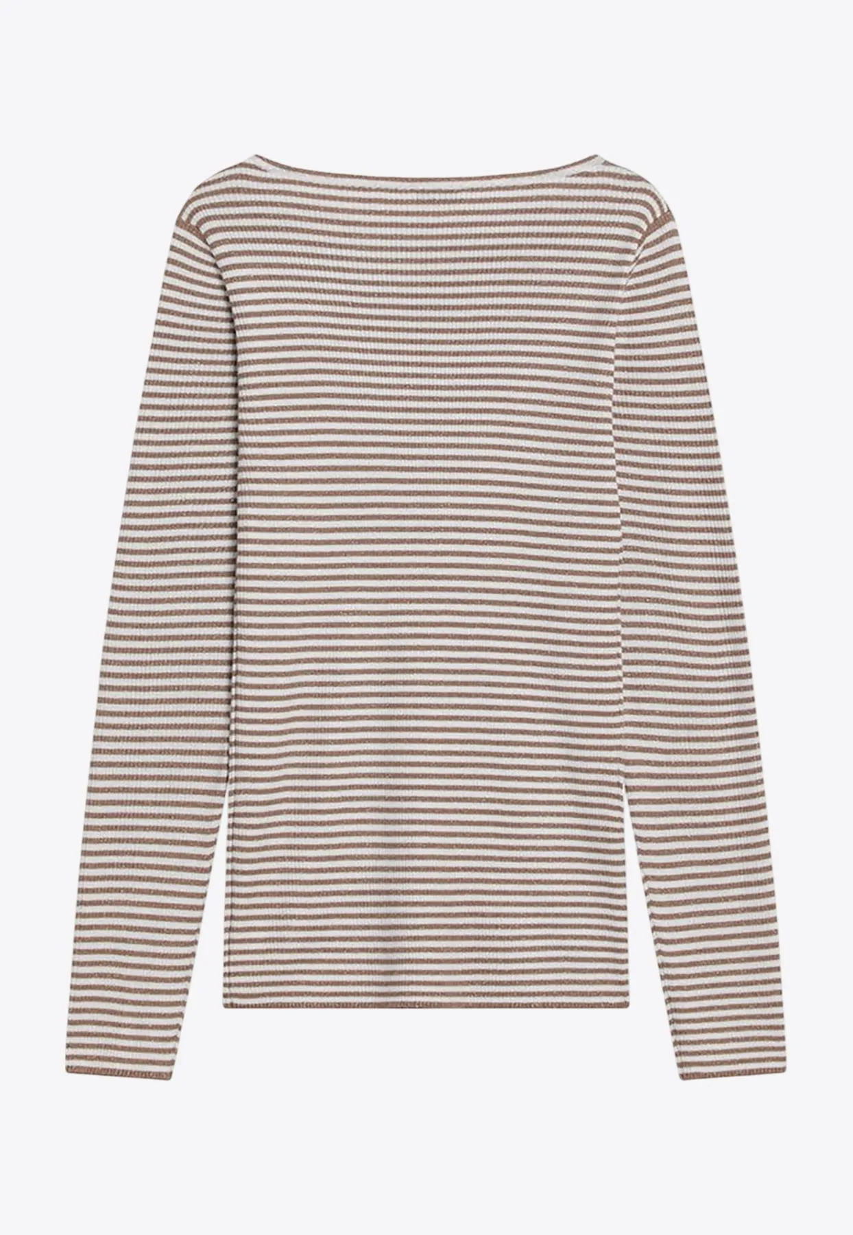 Striped Cashmere-Blend Sweater