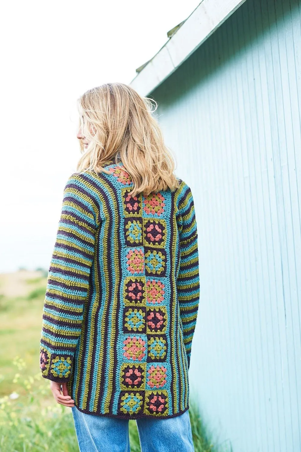 Stylecraft | ReCreate DK | Crochet Pattern 9966 | Granny Motif Cardigan
