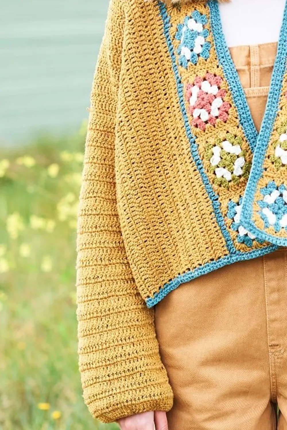 Stylecraft | ReCreate DK | Crochet Pattern 9966 | Granny Motif Cardigan
