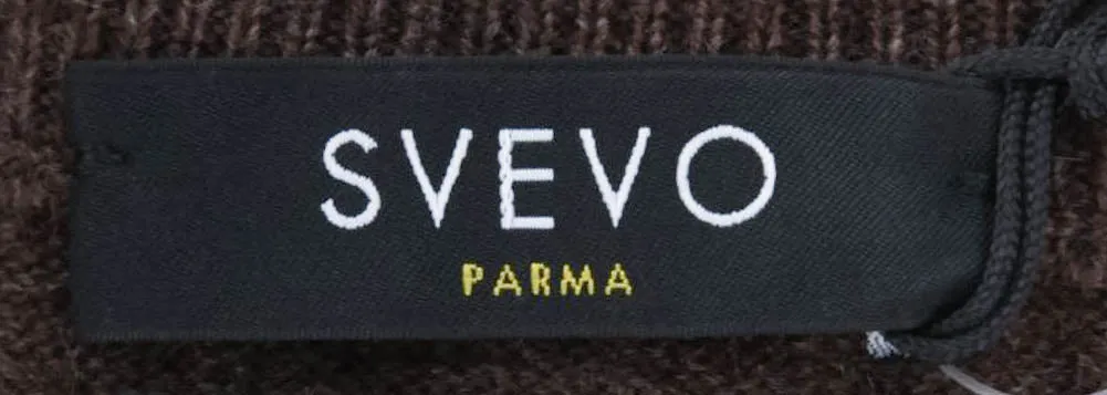 Svevo Parma Brown Cashmere Sweater - Size: Small US / 48 EU