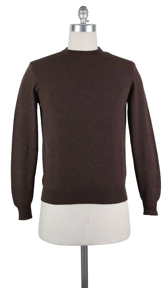 Svevo Parma Brown Cashmere Sweater - Size: Small US / 48 EU