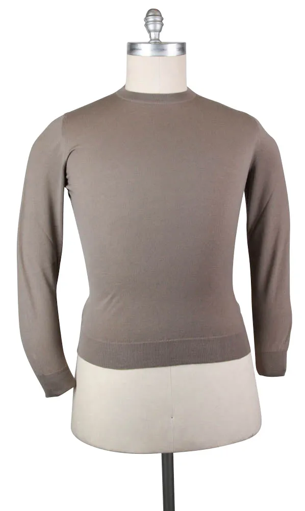 Svevo Parma Brown Cashmere Sweater - Size: X Large US / 54 EU