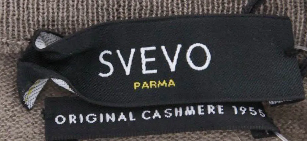 Svevo Parma Brown Cashmere Sweater - Size: X Large US / 54 EU