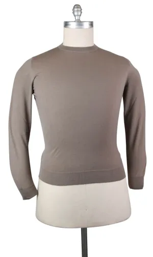 Svevo Parma Brown Cashmere Sweater - Size: X Large US / 54 EU