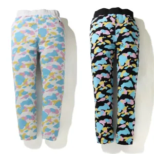 [S~XL] DS! BAPE COTTON CANDY MULTI CAMO SWEAT PANTS