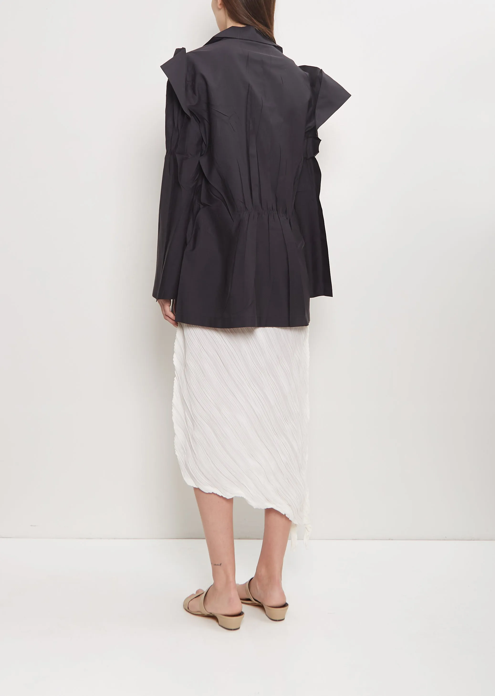 Technical Cotton Pressed Jacket
