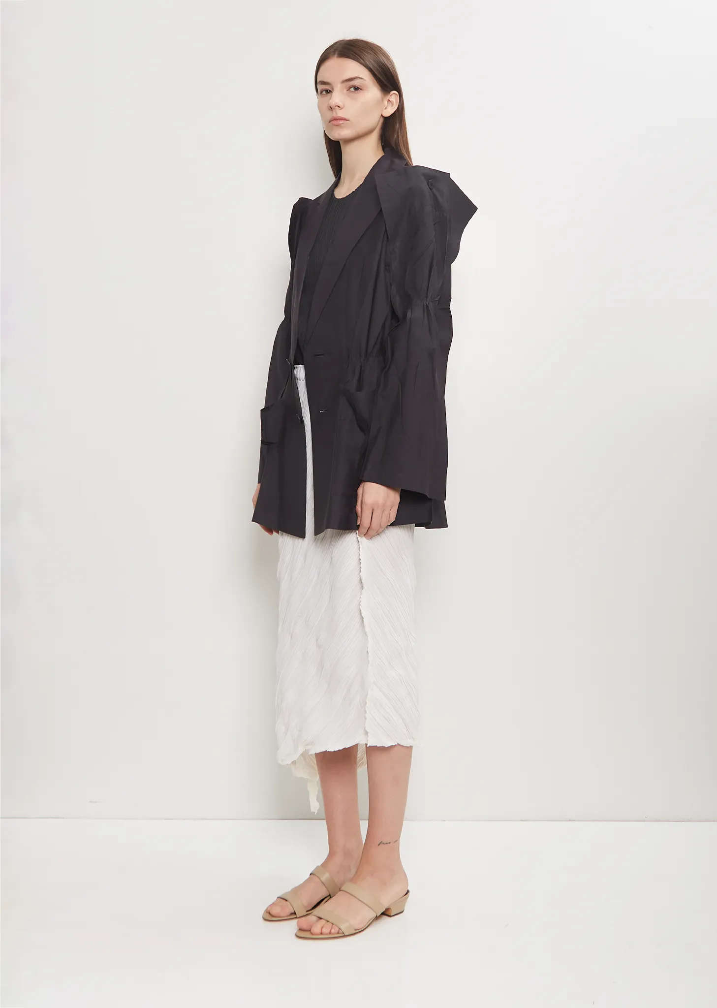 Technical Cotton Pressed Jacket