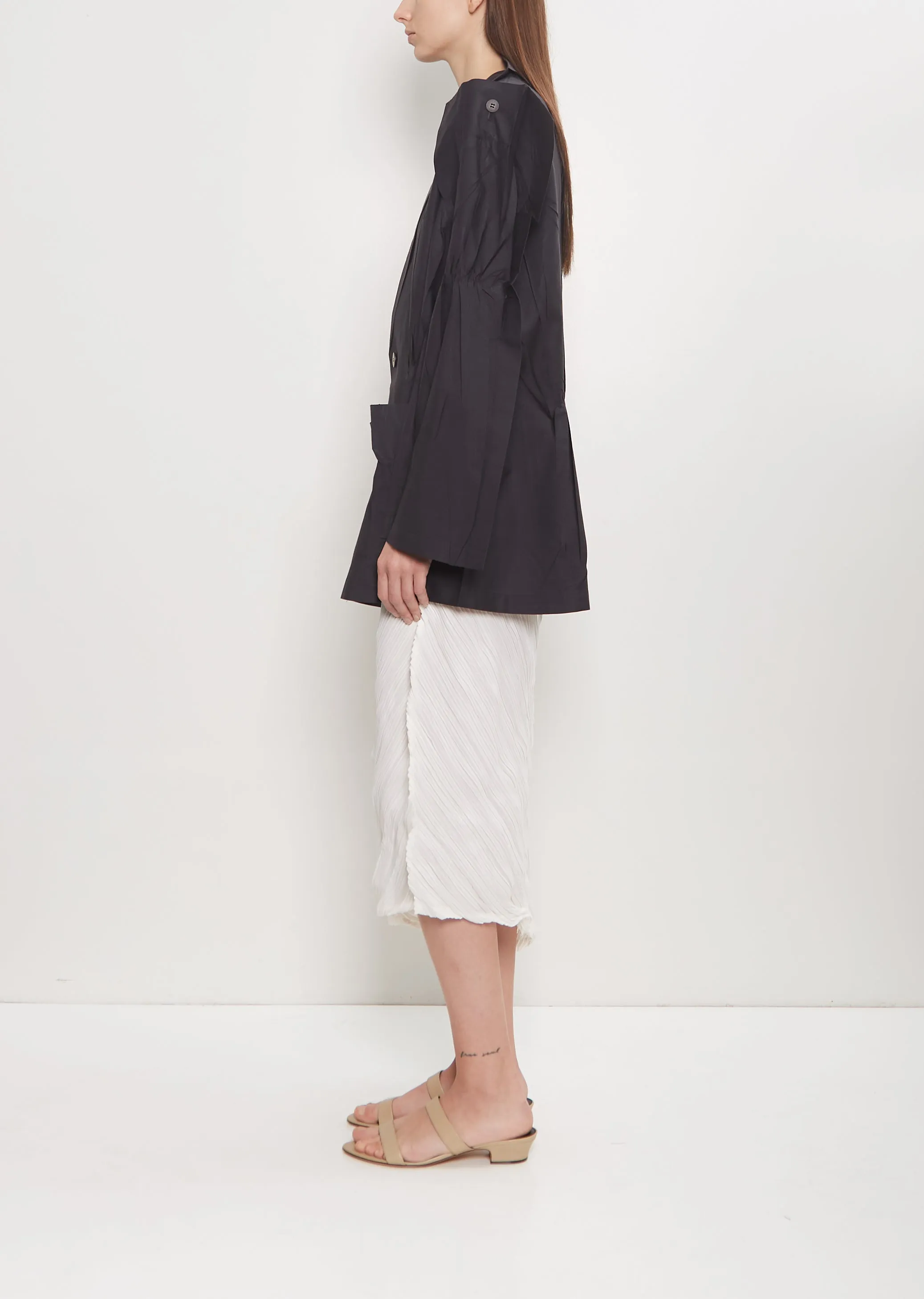 Technical Cotton Pressed Jacket