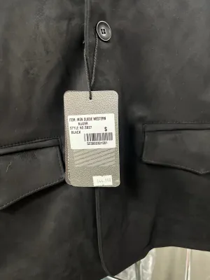 The American West Black Suede Western Blazer