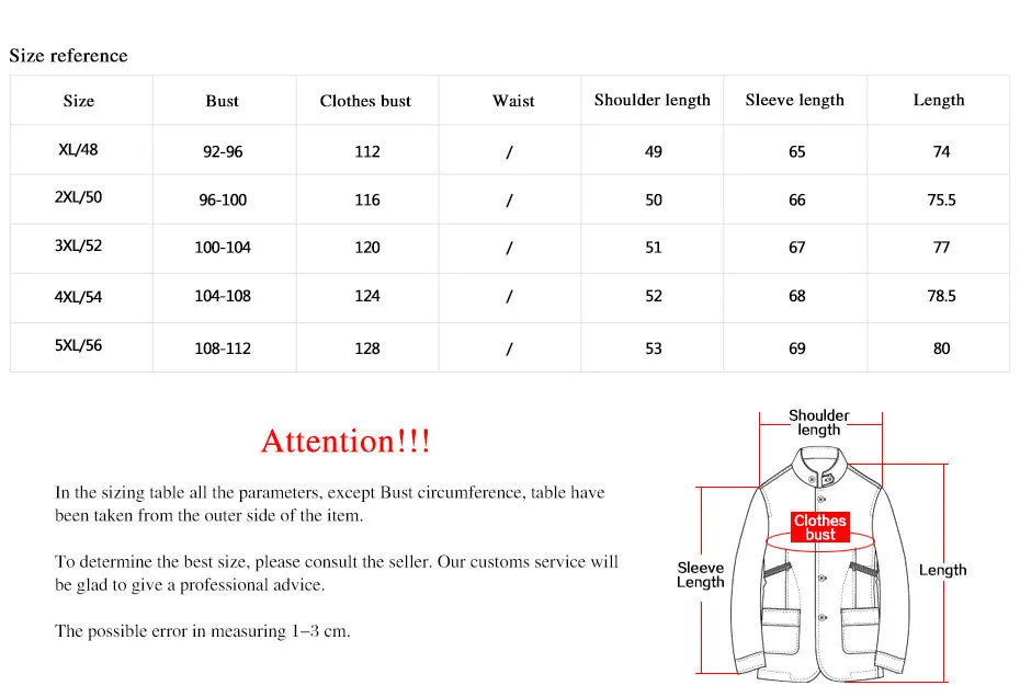 Three Colors Large Size Polyester Thin jacket Men parka Casual Warm Coat 16MC853