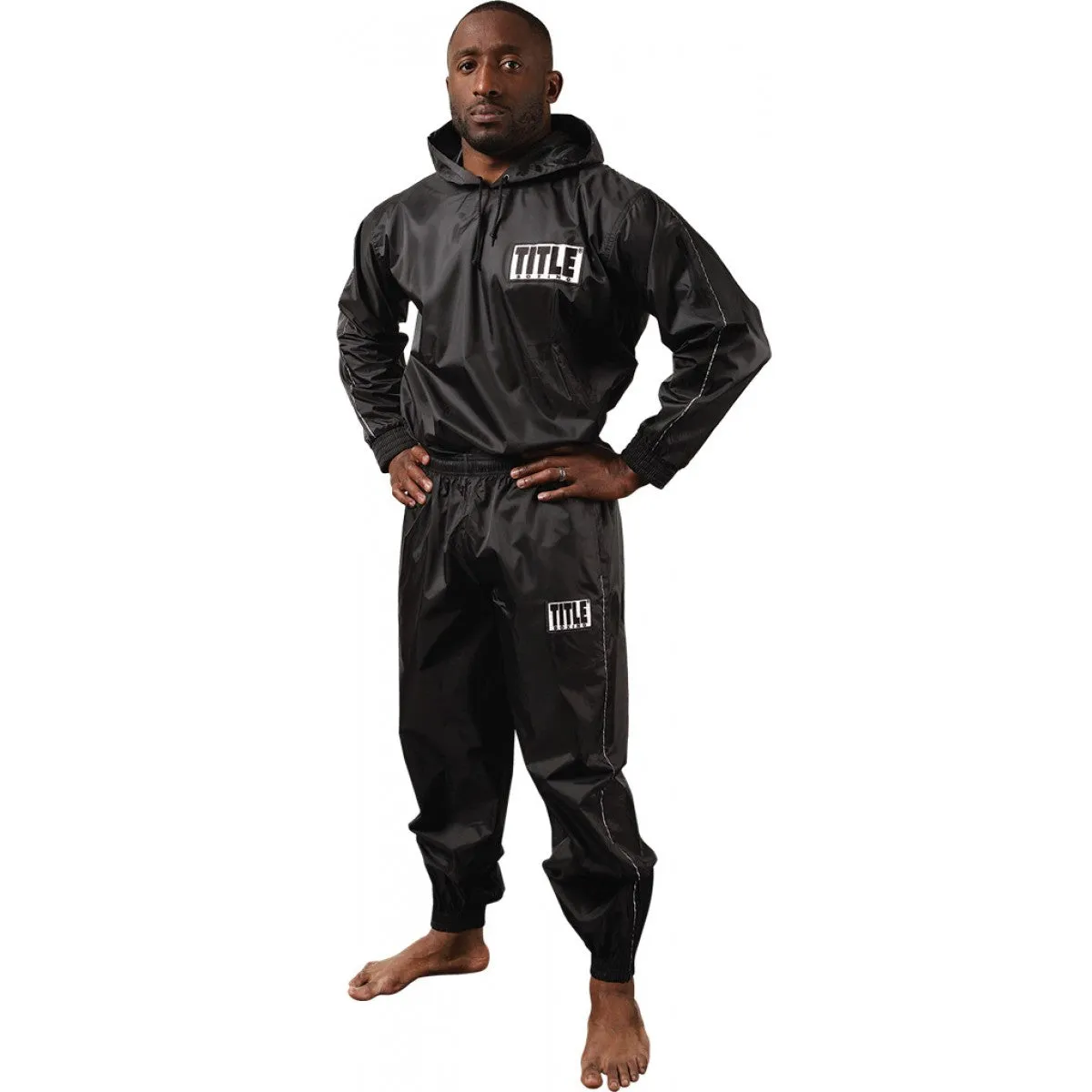 Title Boxing Sweat Sauna Suit With Hood